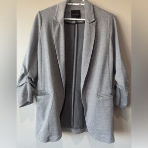 Grey Striped Blazer